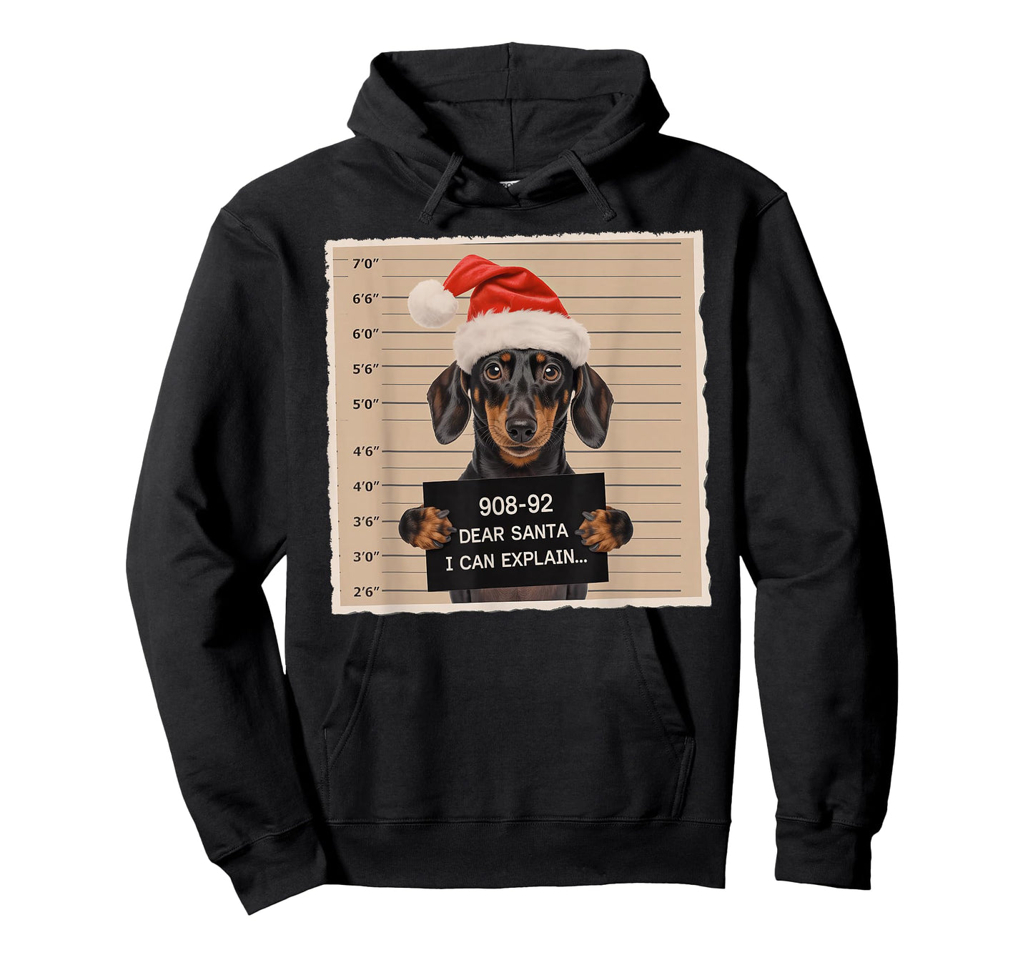 Dachshund Christmas Dear Santa I Can Explain Weiner T-Shirt