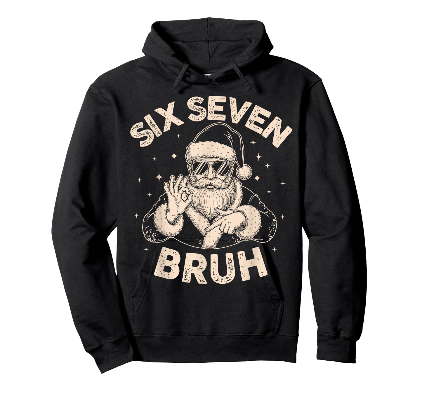 Bruh 67 Christmas Santa Six Seven 6 7 Boys Christmas Pajamas T-Shirt