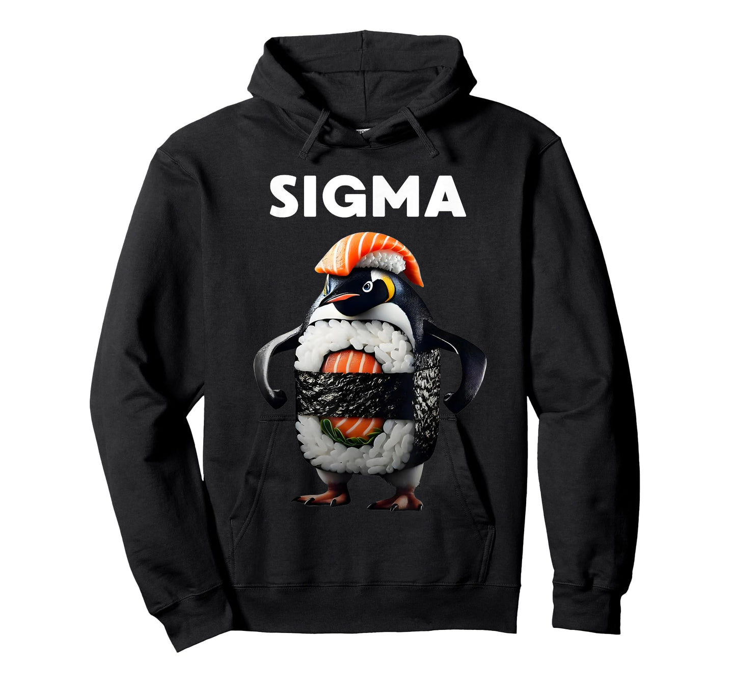 Sigma Italian Brainrot Meme Penguin Sushi Salmon Youth Kid T-Shirt