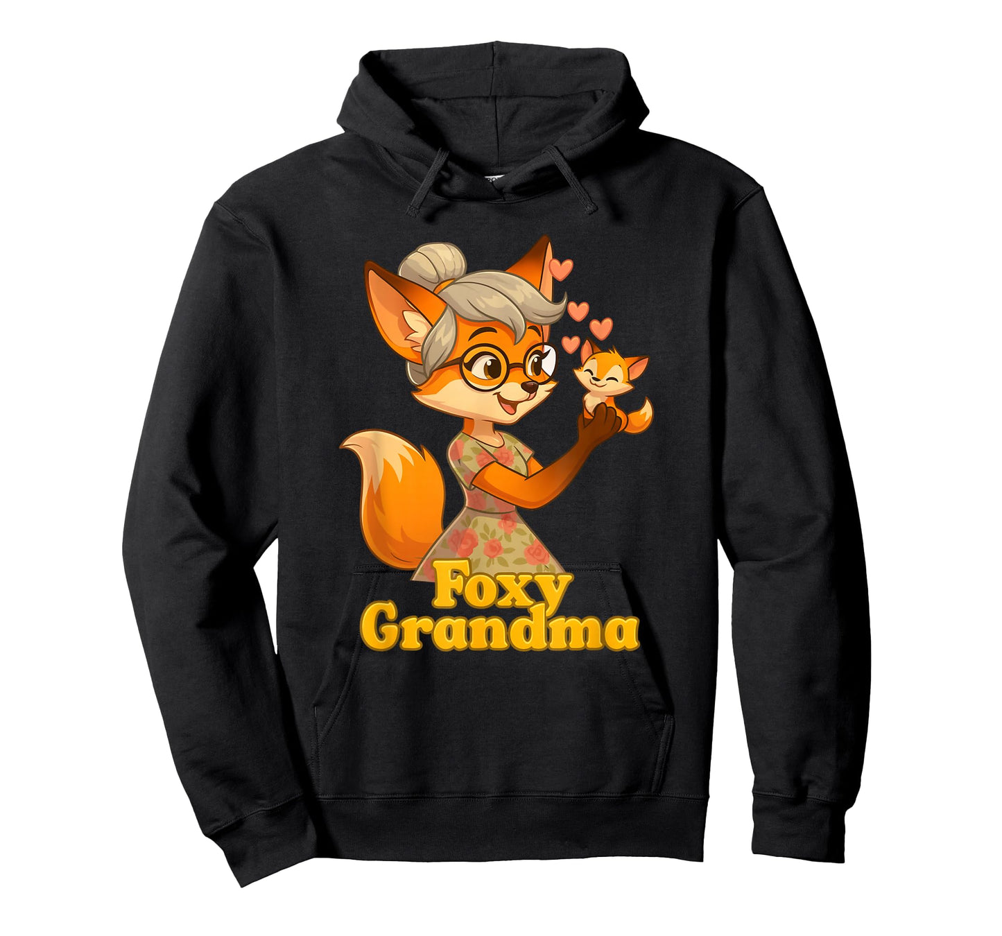 Awesome Foxy Grandma, Adorable Grandma Gifts, Grandmother T-Shirt