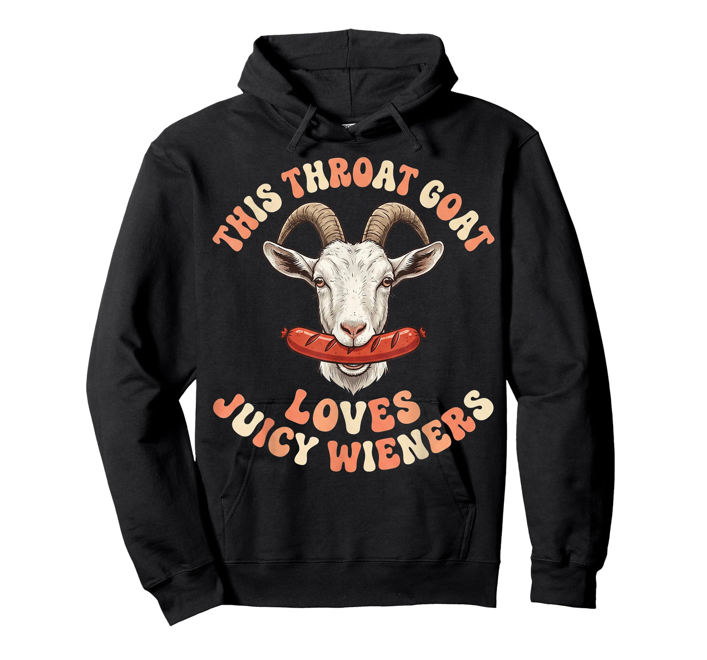 Funny Throat Goat Swallows Juicy Wieners T-Shirt