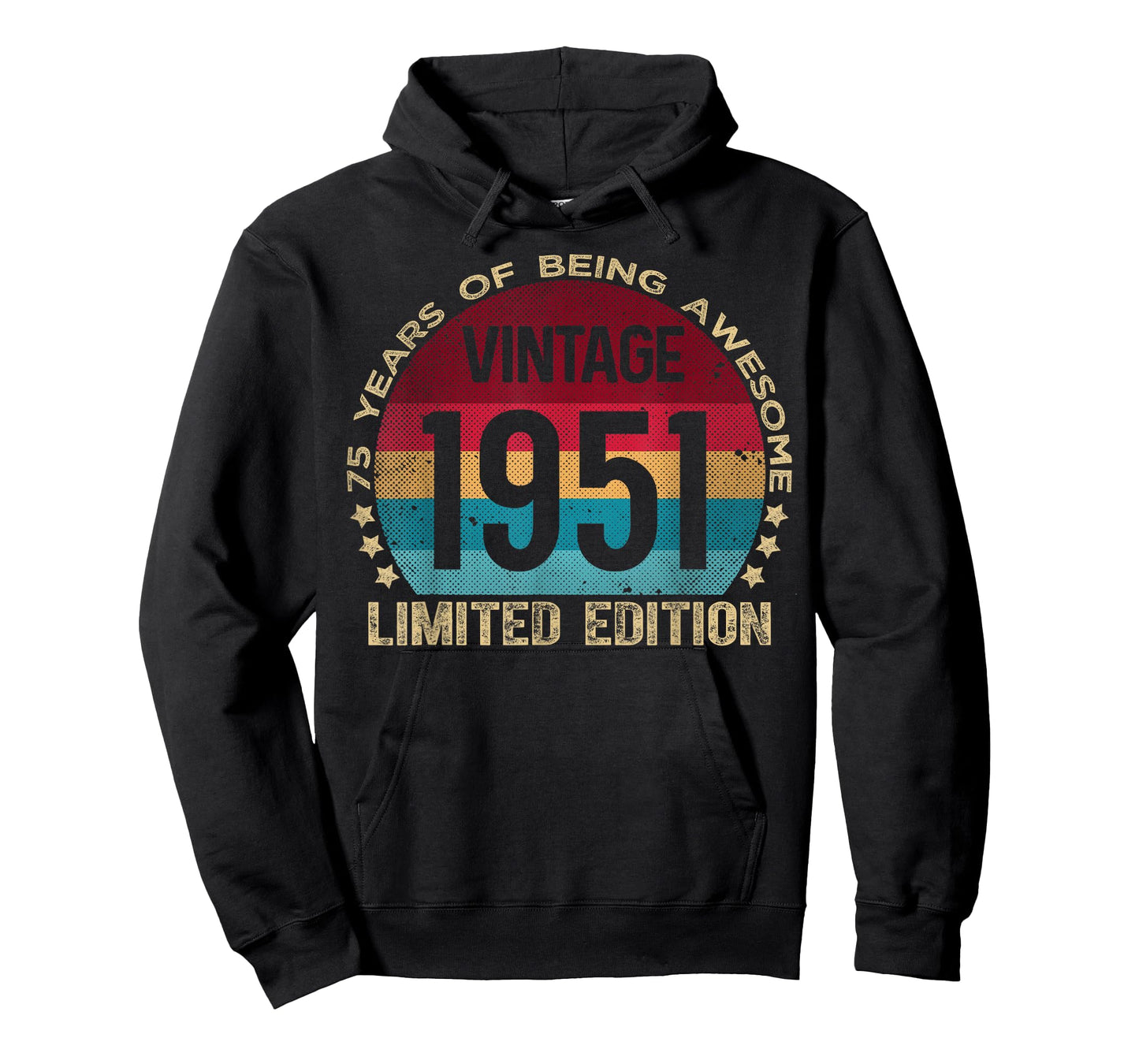 75 Year Old Gifts Vintage 1951 Limited Edition 75th Birthday T-Shirt