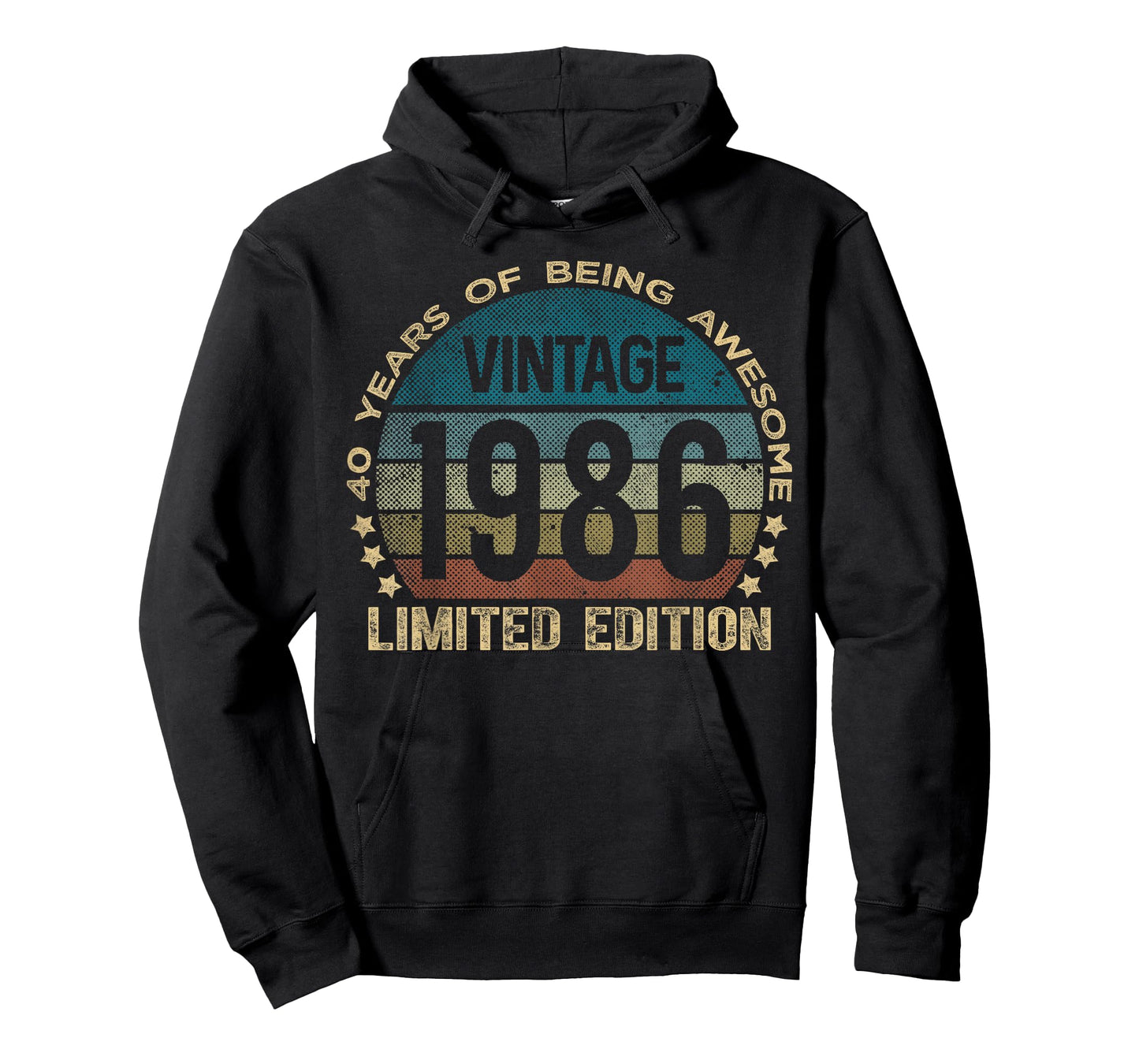 40 Year Old Gifts Vintage 1986 Limited Edition 40th Birthday T-Shirt