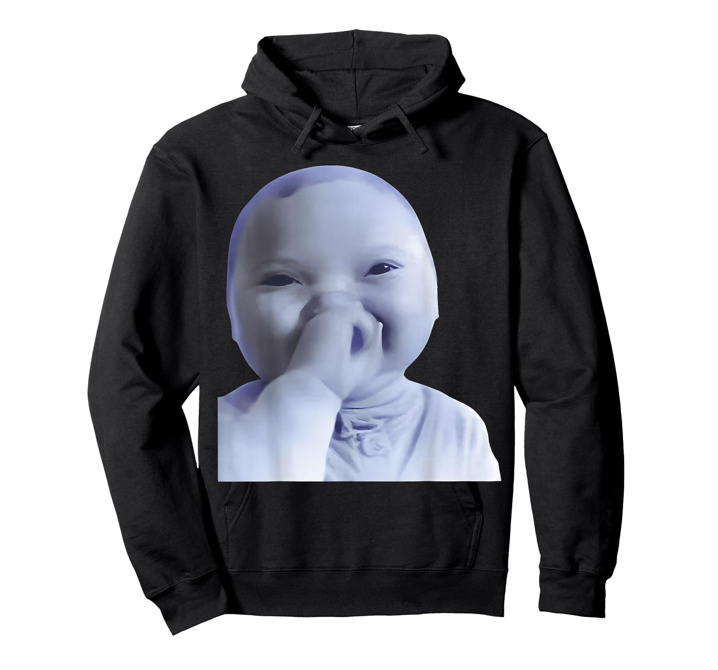 Funny Holding Back A Laugh Ai Baby Laughing Meme T-Shirt