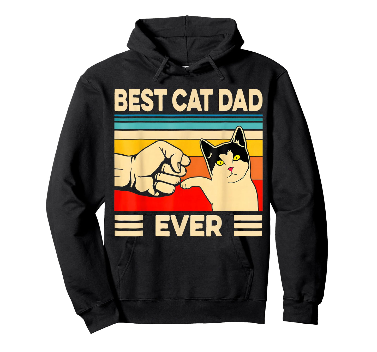 Cat-Shirt Men Best Cat Dad Ever Funny Cat Lover Gift T-Shirt