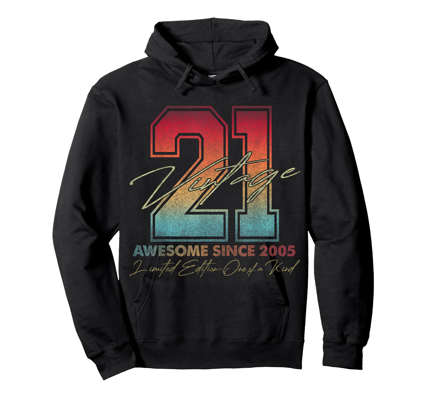 21 Year Old Gifts Vintage 2005 Limited Edition 21st Birthday T-Shirt
