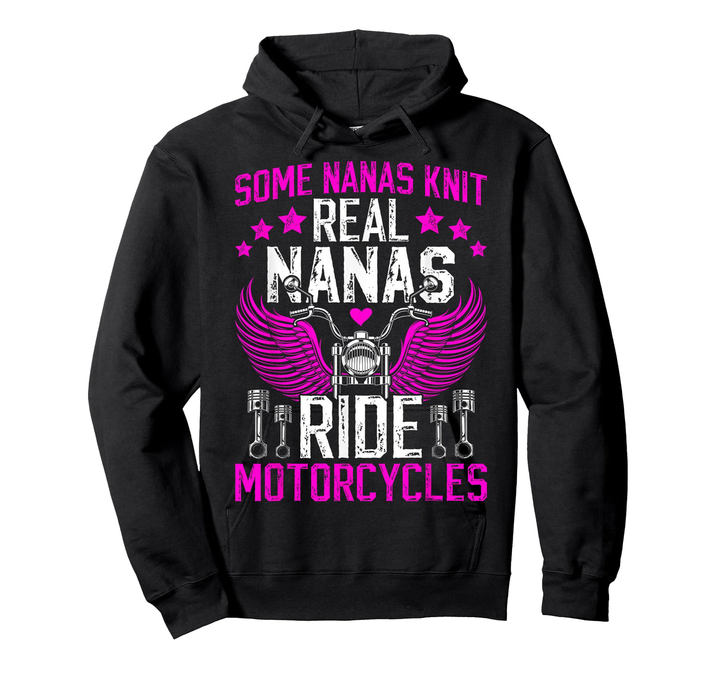 Real Nanas Ride Motorcycle Rider Nana Grandma Biker Nana T-Shirt