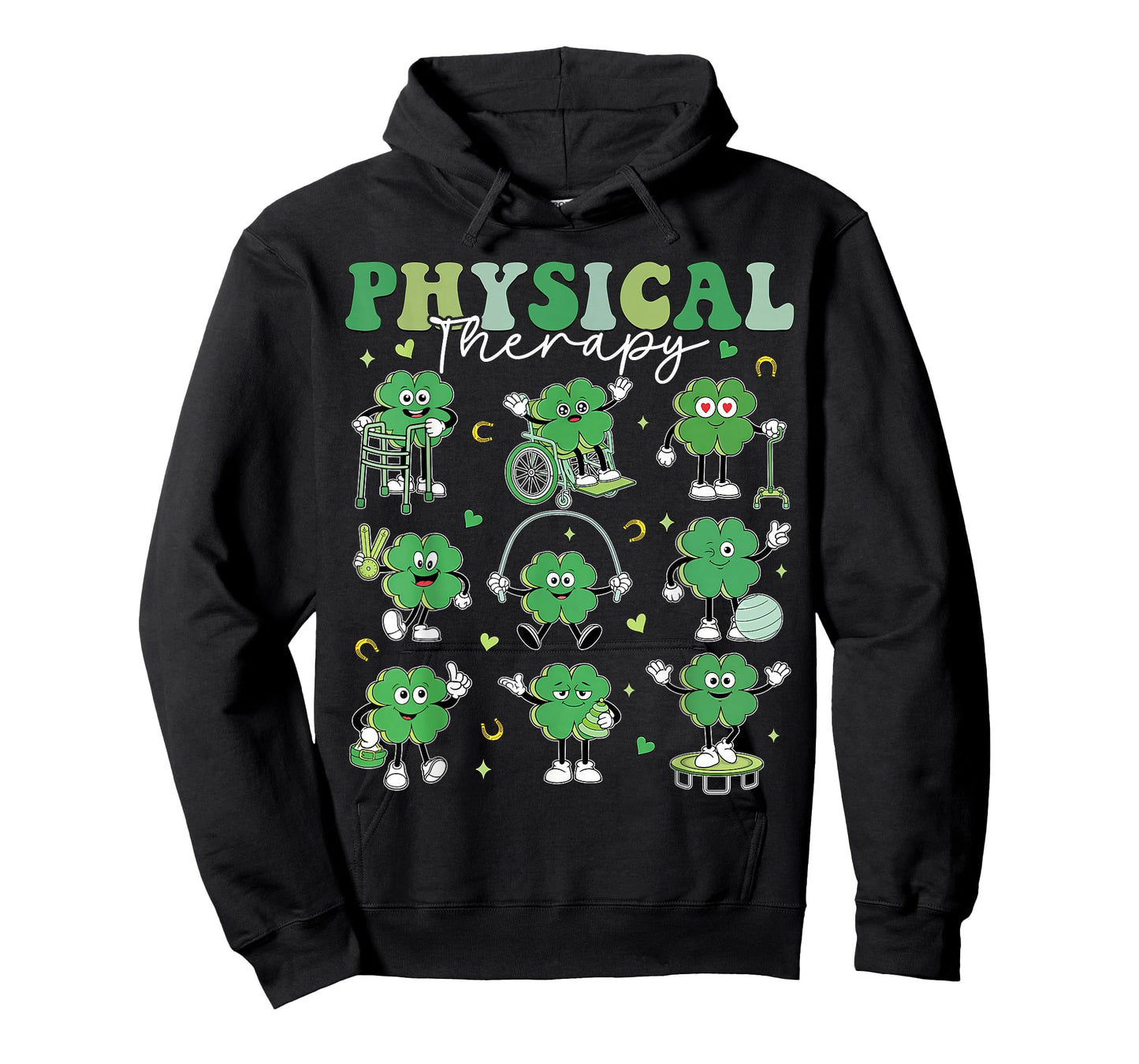 Physical Therapy PT Funny Shamrock St Patricks Day T-Shirt