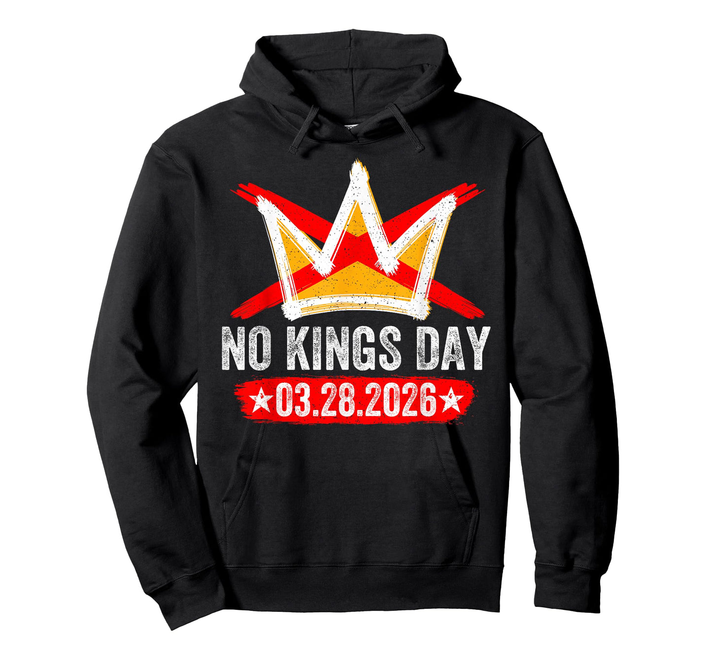 No Kings Day March 28 2026 Retro Vintage Patriotic Men Women T-Shirt
