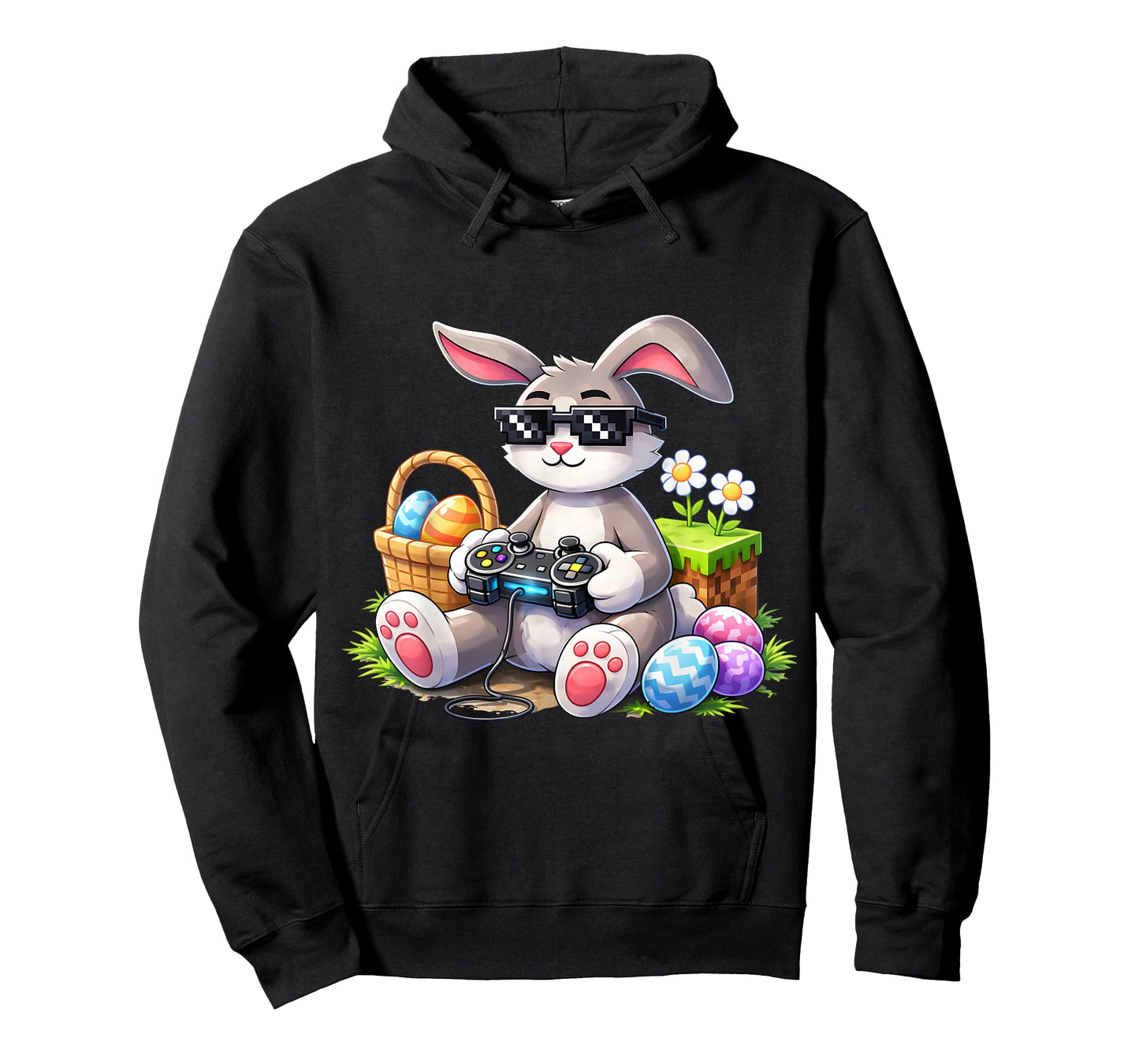 Funny Gaming Game Rabbit Bunny Easter Men Boy Toddler Kid T-Shirt
