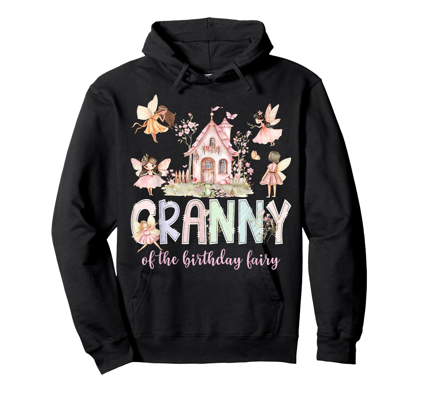 Granny of The Birthday Fairy Girl Magical Family Matching T-Shirt