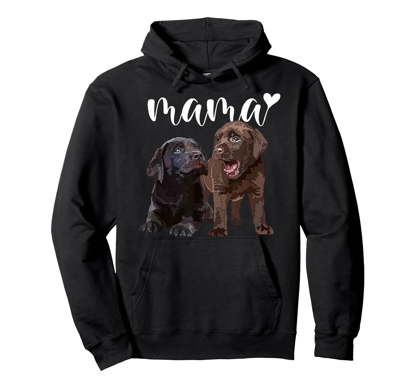 Chocolate Lab Mom The Lab Mother Brown Labrador Mama Lab Dog T-Shirt
