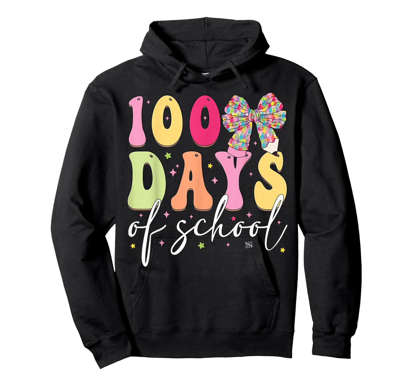 100 Days of School Coquette Bow Girls Teachers Students T-Shirt