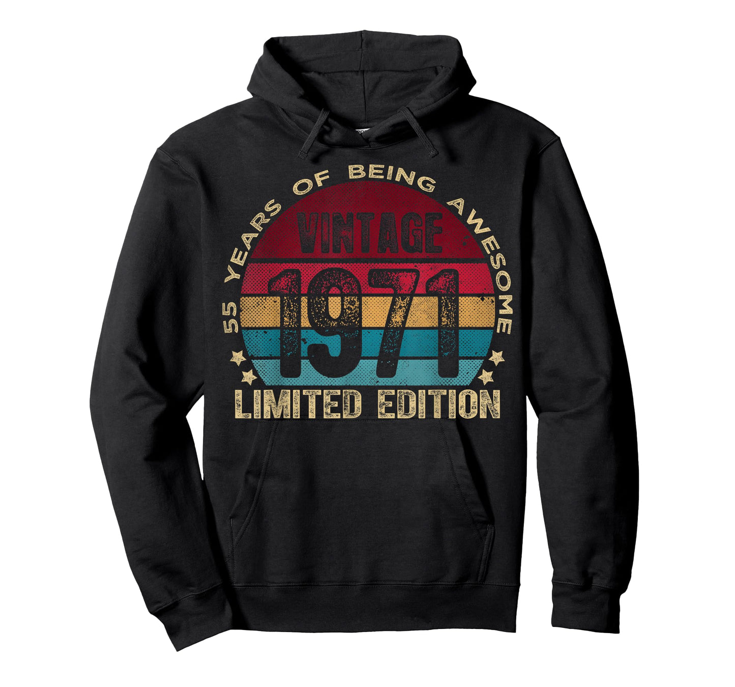 55 Year Old Gifts Vintage 1971 Limited Edition 55th Birthday T-Shirt