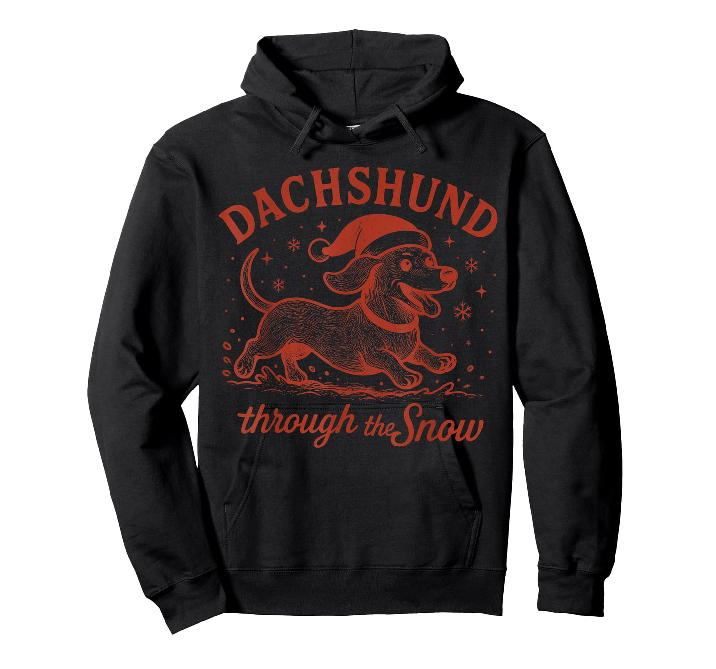 Dachshund Christmas Pajamas Shirt Dachshund Through The Snow T-Shirt