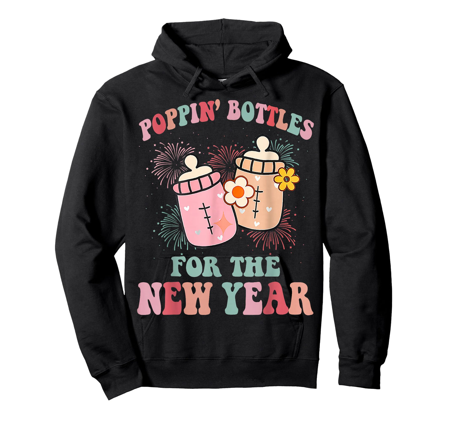 Poppin’ Bottles for The New Year NICU Nurse T-Shirt
