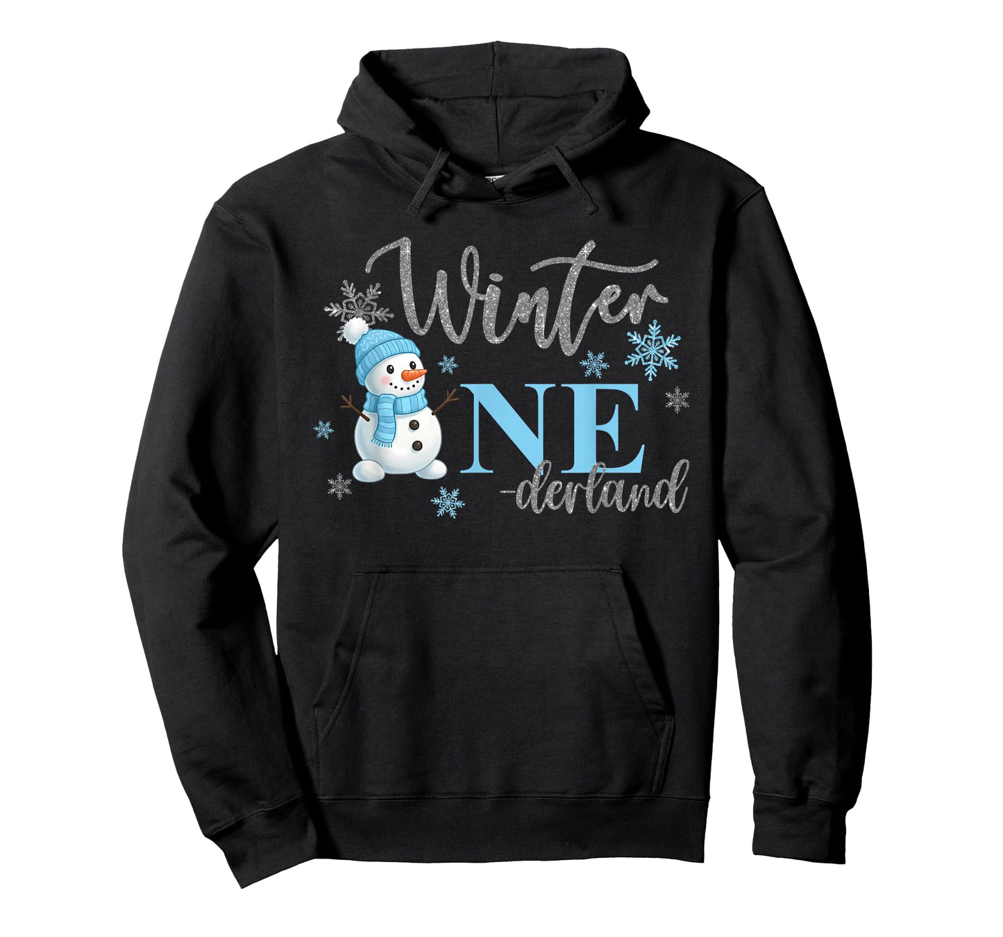 Winter Onederland Birthday Boy Girl 1 Year Old Cute Snowman T-Shirt
