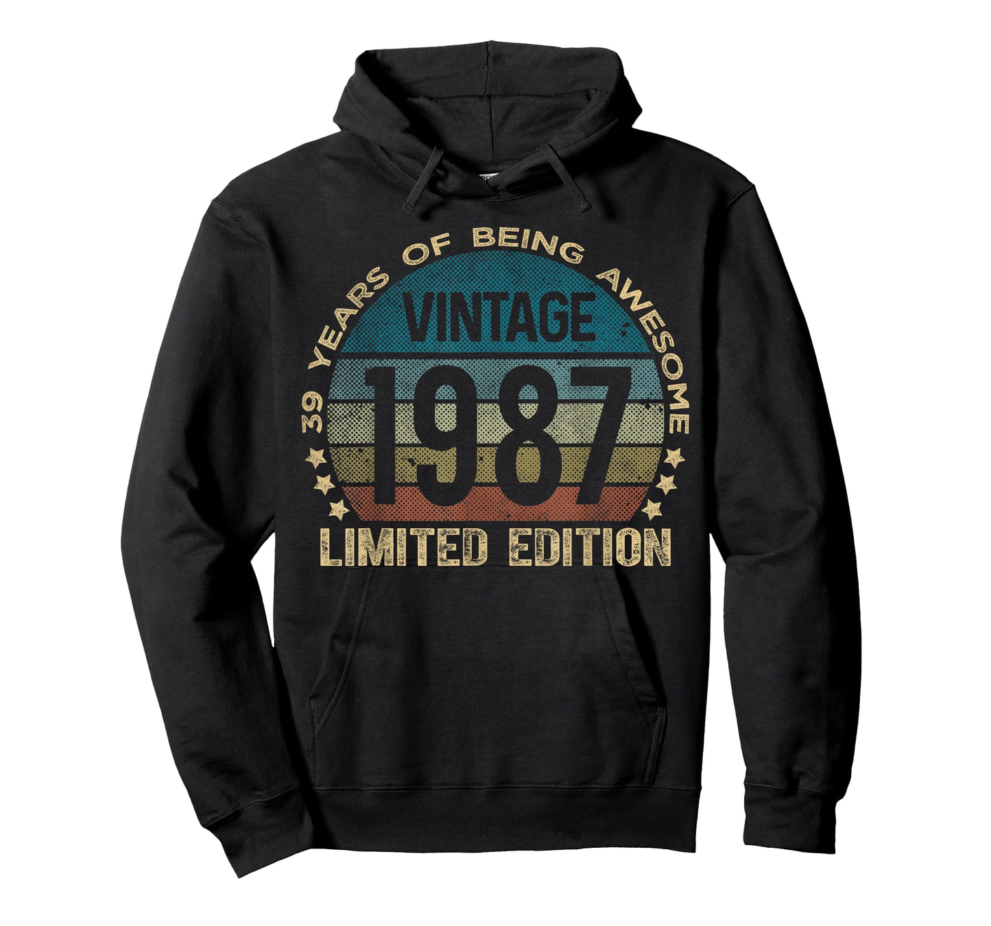 39 Year Old Gifts Vintage 1987 Limited Edition 39th Birthday T-Shirt