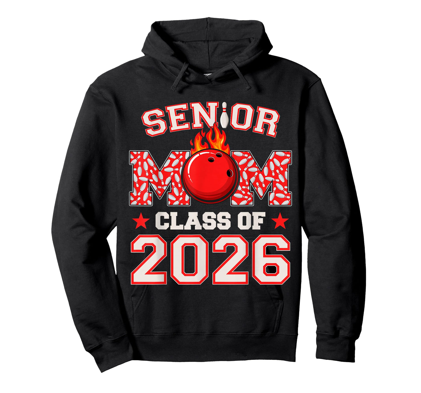 Senior Bowling Mom 2026 Senior Mom Class of 2026 T-Shirt