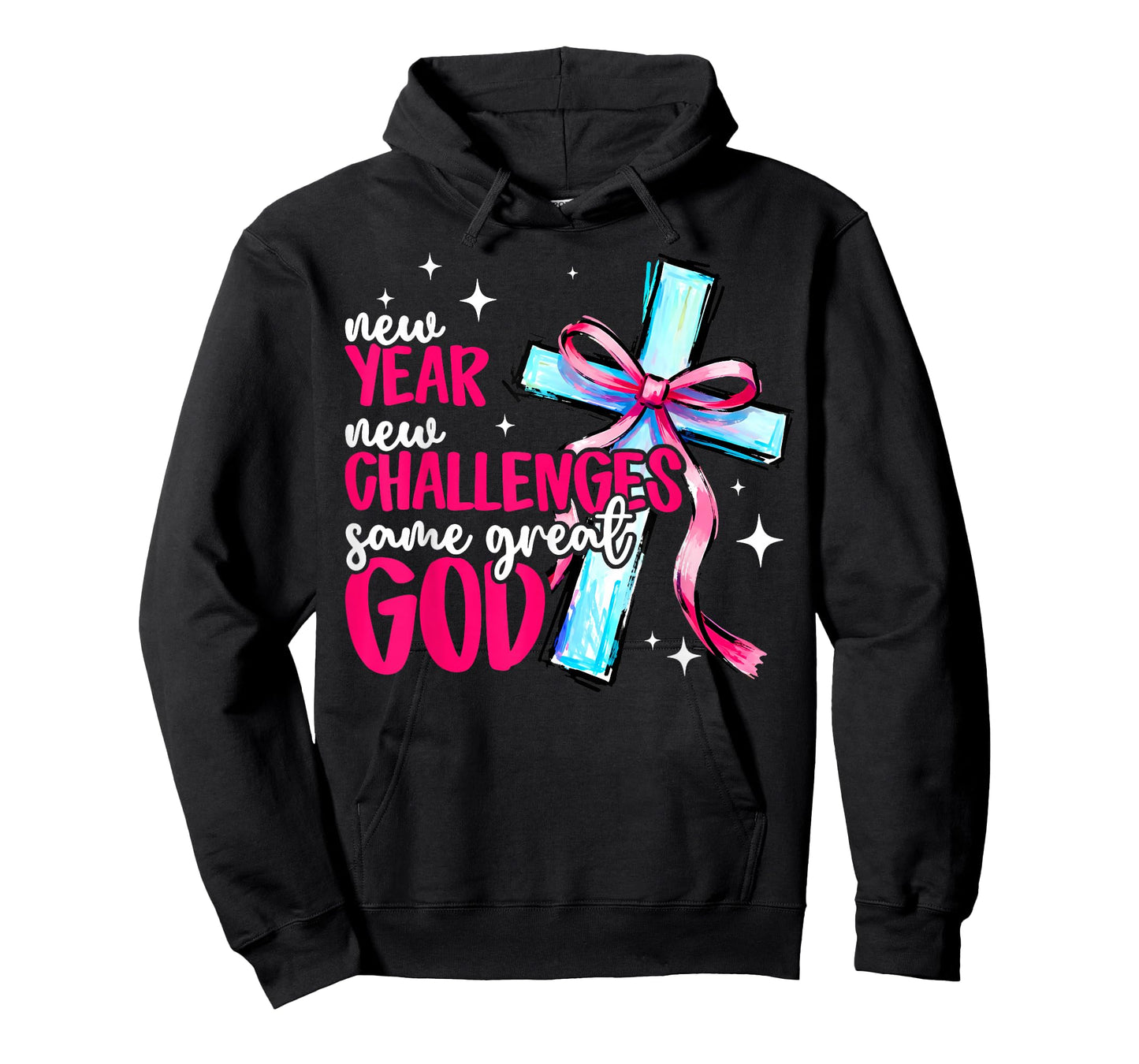 New Year New Challenges Sam Great God Christian New Year Eve T-Shirt