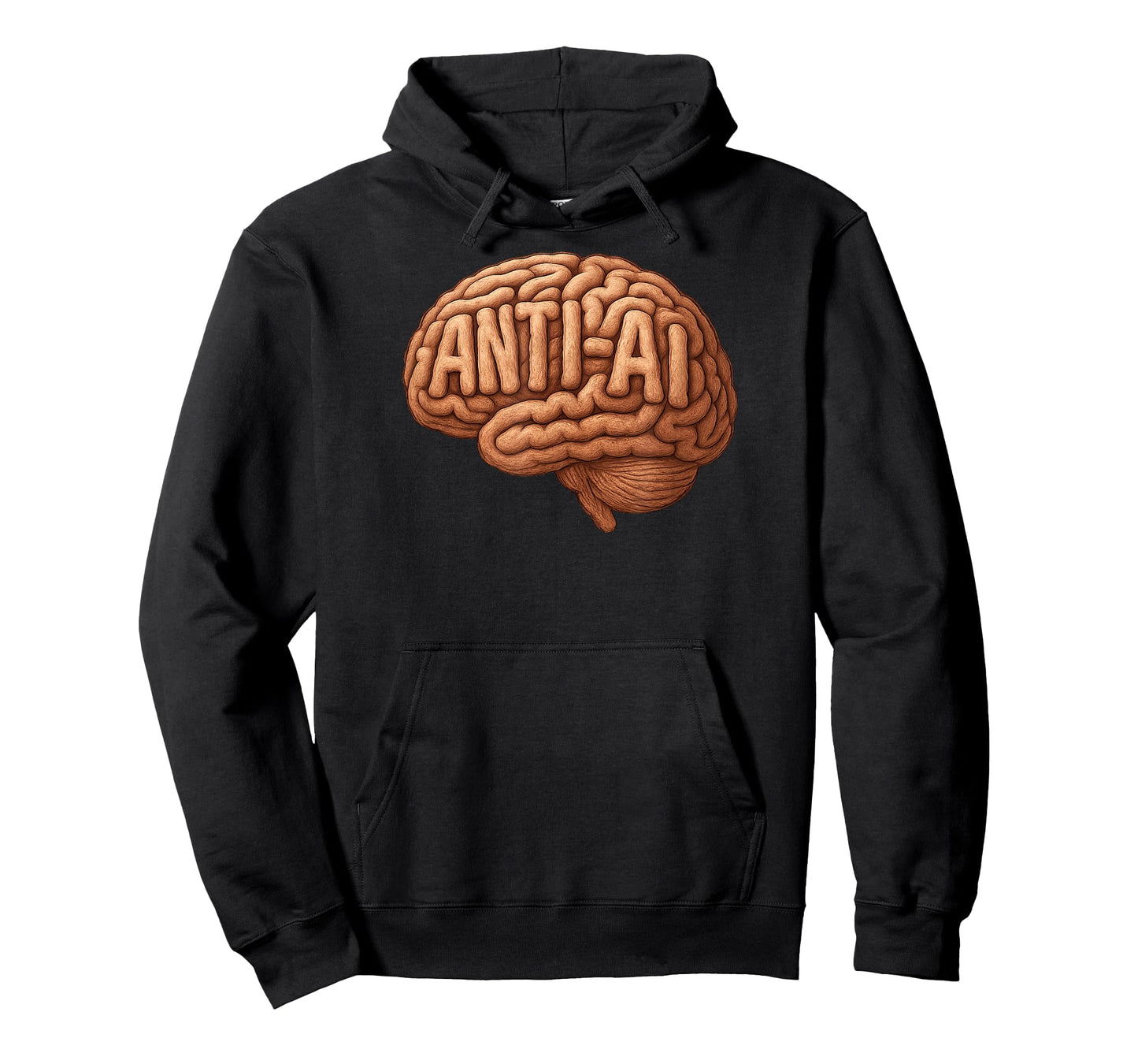 Anti-AI Say No to Artificial Intelligence Funny Luddite T-Shirt