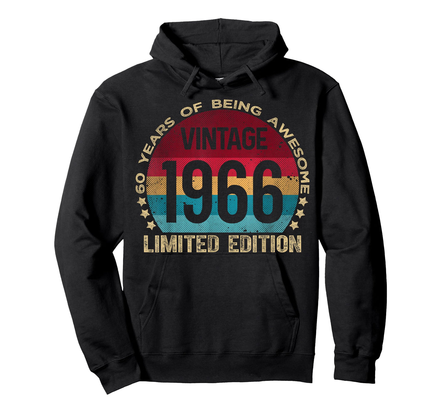 60 Year Old Gifts Vintage 1966 Limited Edition 60th Birthday T-Shirt
