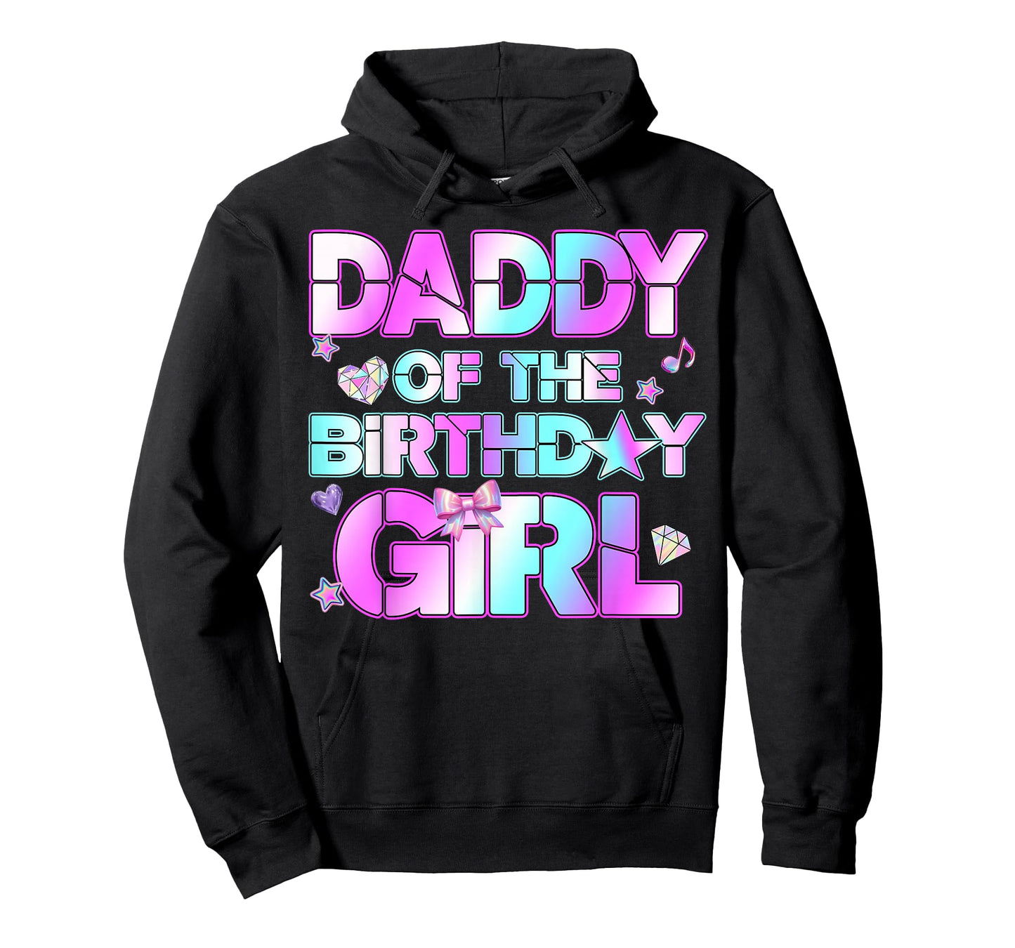 Daddy The Birthday Girl Kpop Family Birthday Party Girls T-Shirt