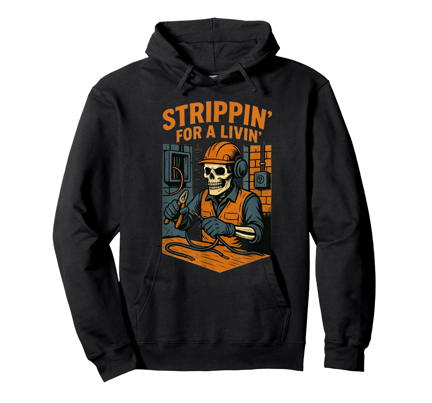Funny electritian Design with a Skeleton T-Shirt