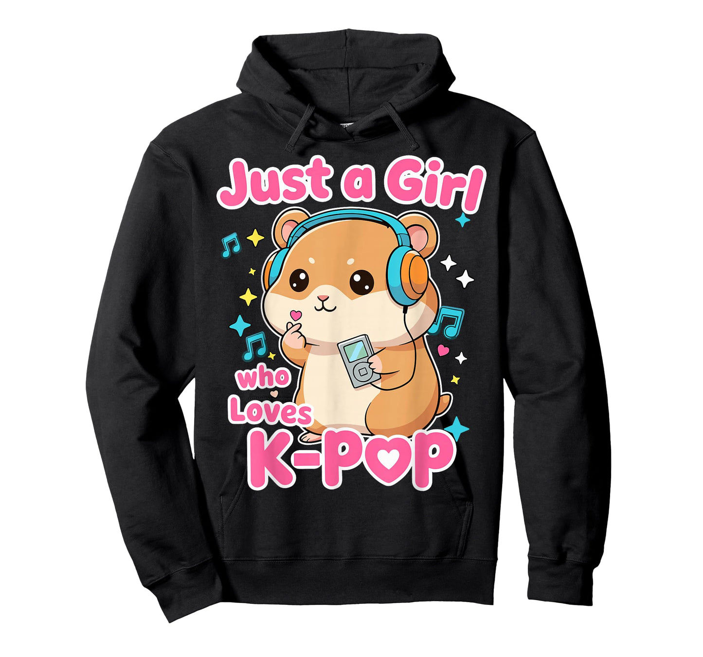 Just A Girl Who Loves K-Pop Cute Hamster T-Shirt