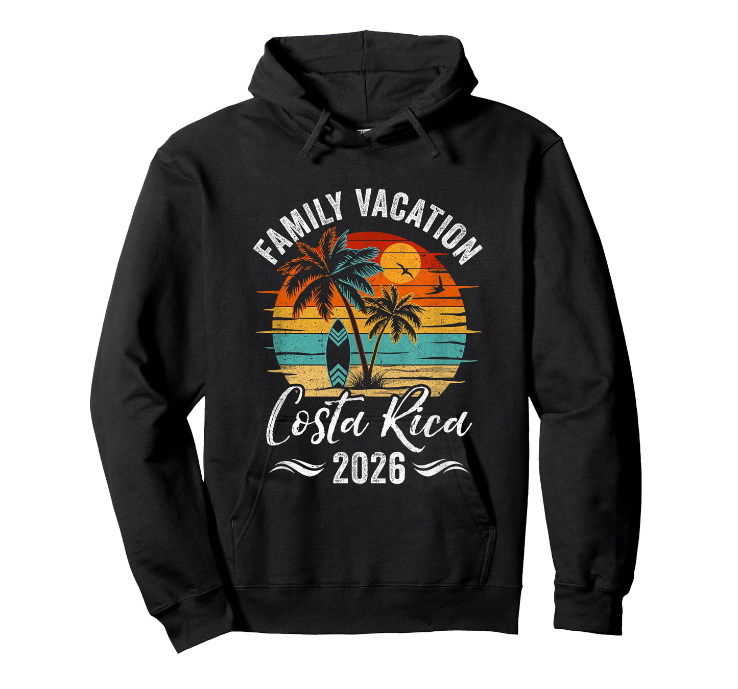 Family Vacation 2026 Vintage Costa Rica Summer Matching Trip T-Shirt