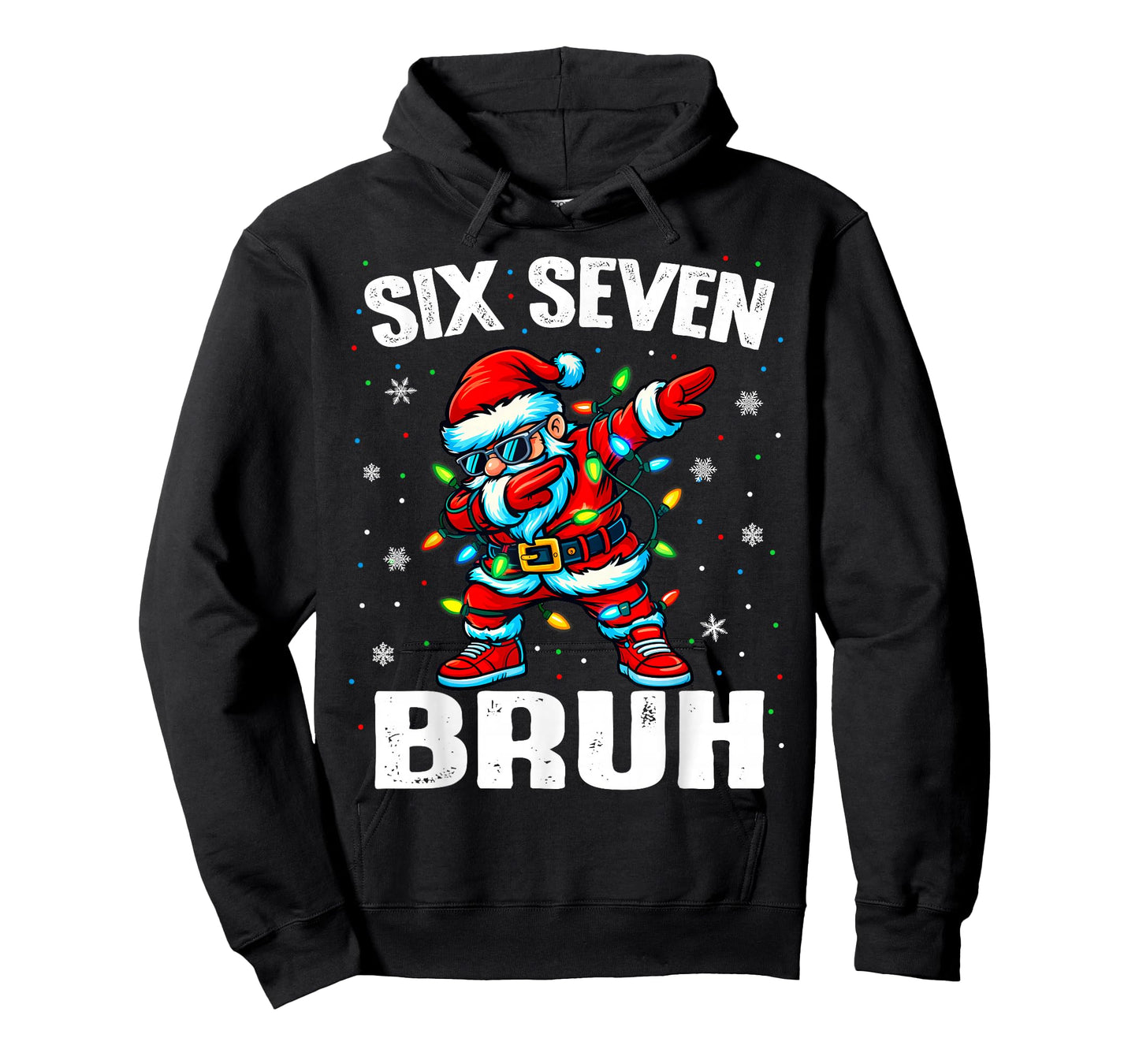 67 Bruh Christmas Six Seven Meme Dab Santa T-Shirt