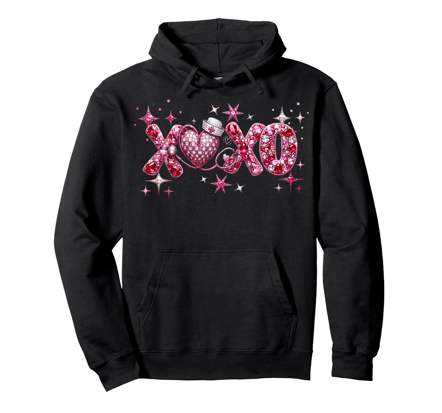 XOXO Nurse Valentine Stethoscope Nursing Girl Women T-Shirt