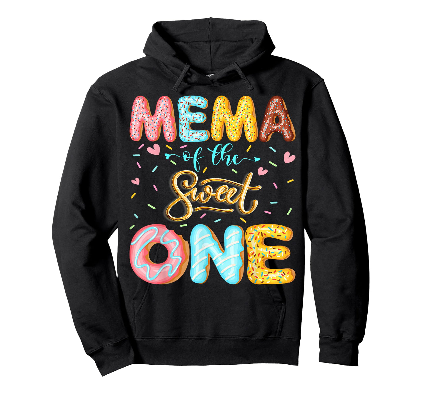 Mema of The Sweet One 1st Birthday Girl Donut Lover T-Shirt