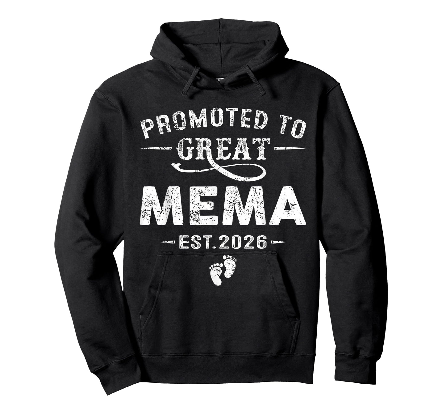 Promoted to Great Mema Est 2026 Pregnancy Announcement T-Shirt