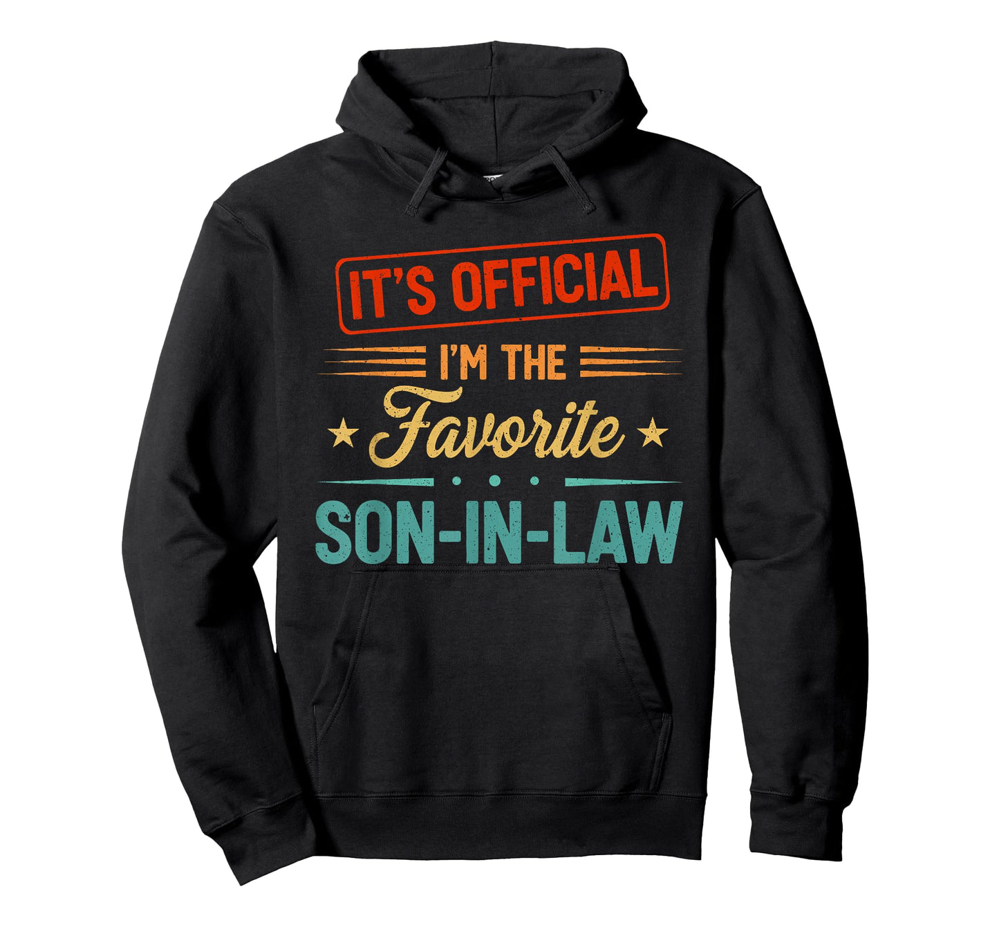 It's Official I'm The Favorite Son in Law Mens Fathers Day T-Shirt