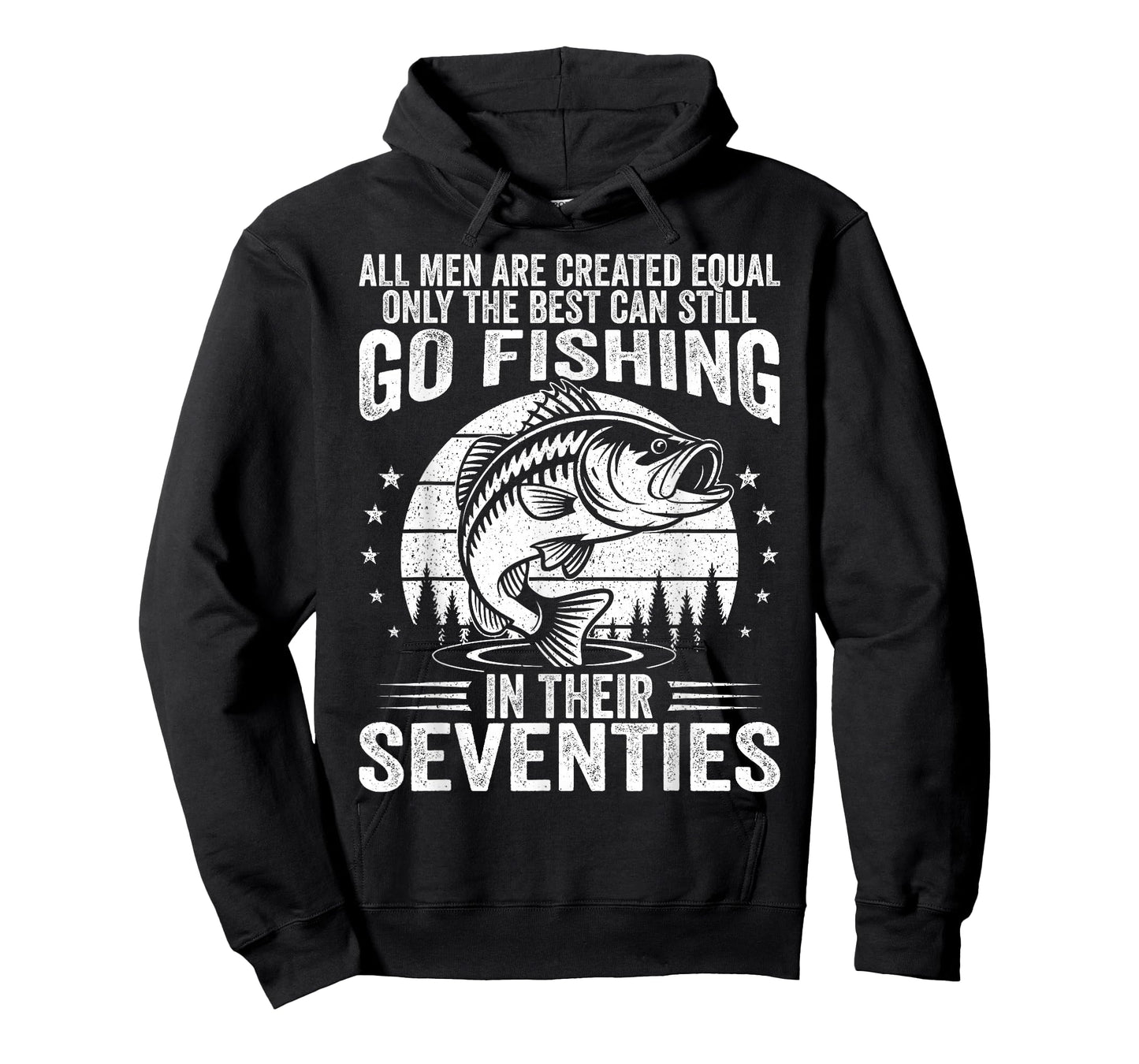 Funny Fishing Sayings for Men in Their Seventies Fisherman T-Shirt