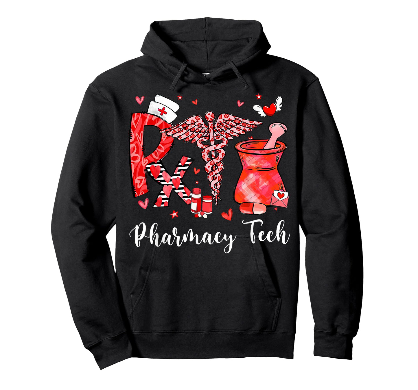 Rx Nurse Pharmacy Tech Valentines Day PharmD Pharmacist T-Shirt
