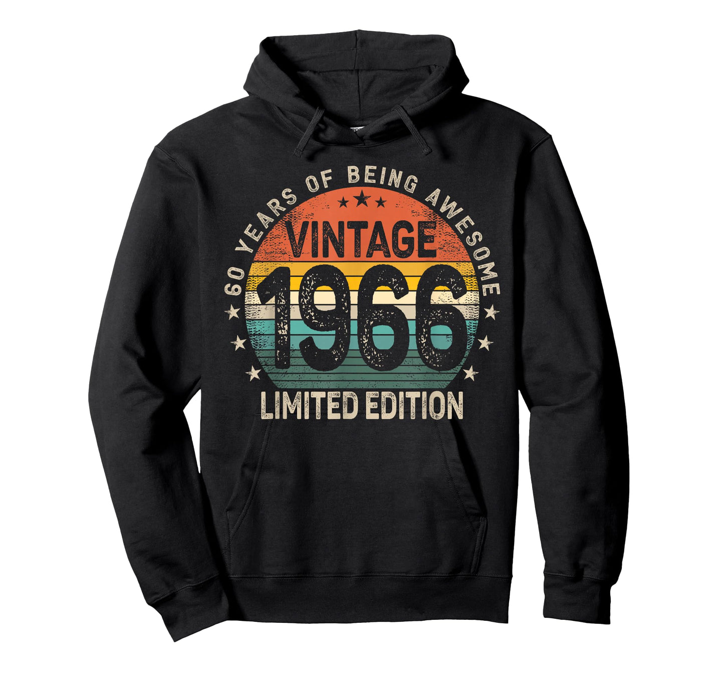 60 Years Old 1966 Vintage 60th Birthday Men Women T-Shirt