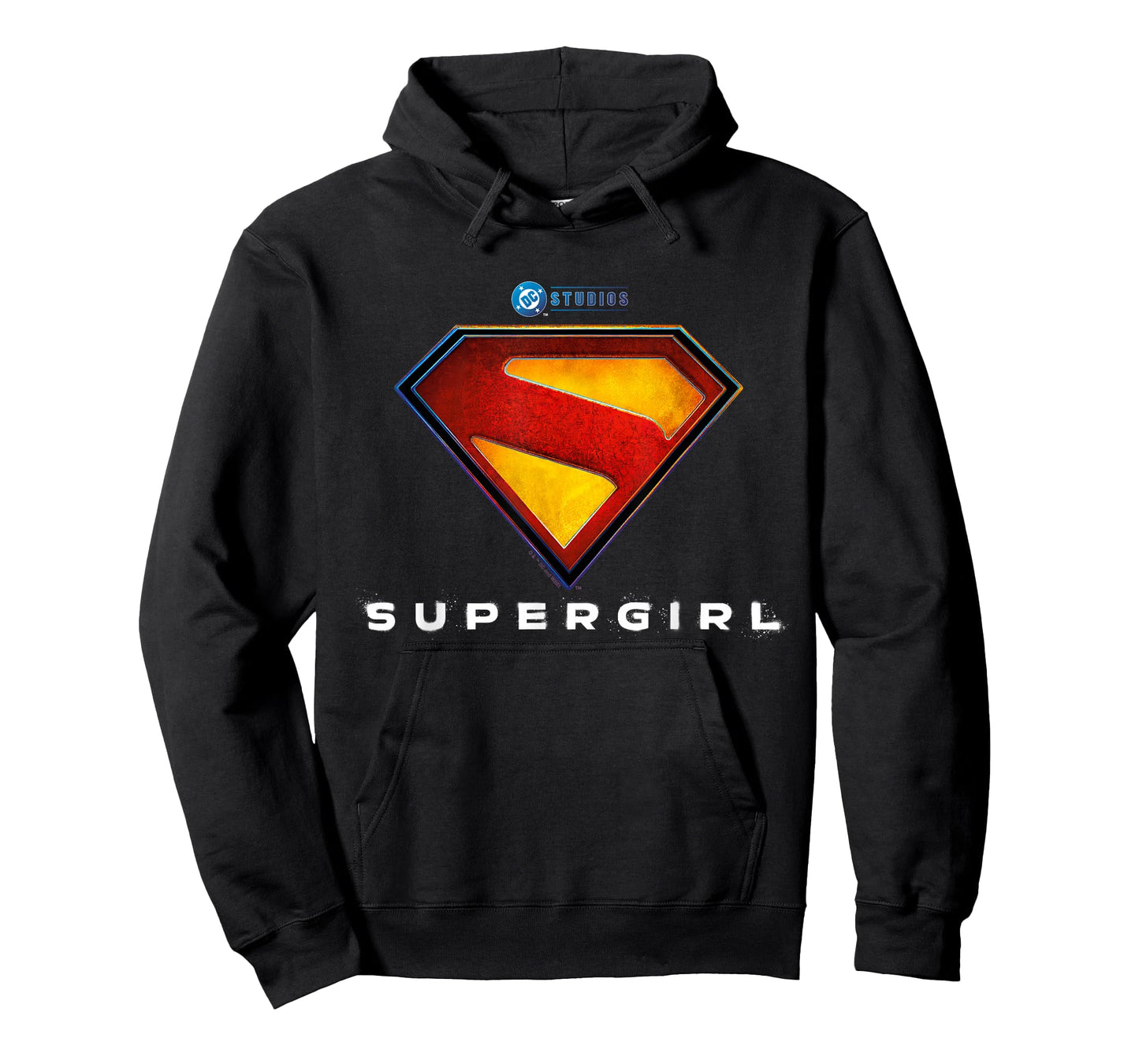 Supergirl 2026 Full Color Shield Name Under Shield T-Shirt