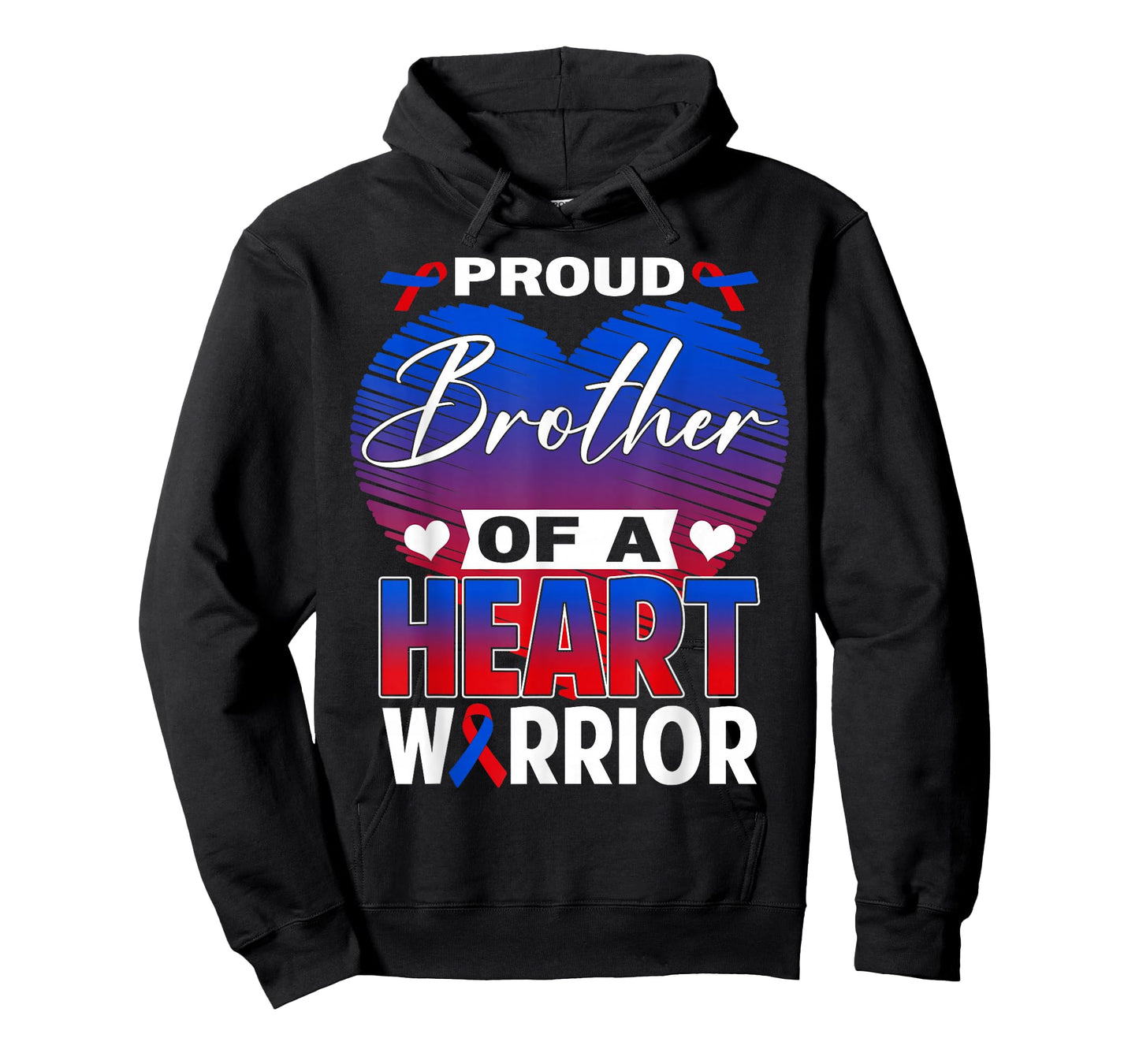 Proud Brother of A Heart Warrior CHD Awareness Month T-Shirt