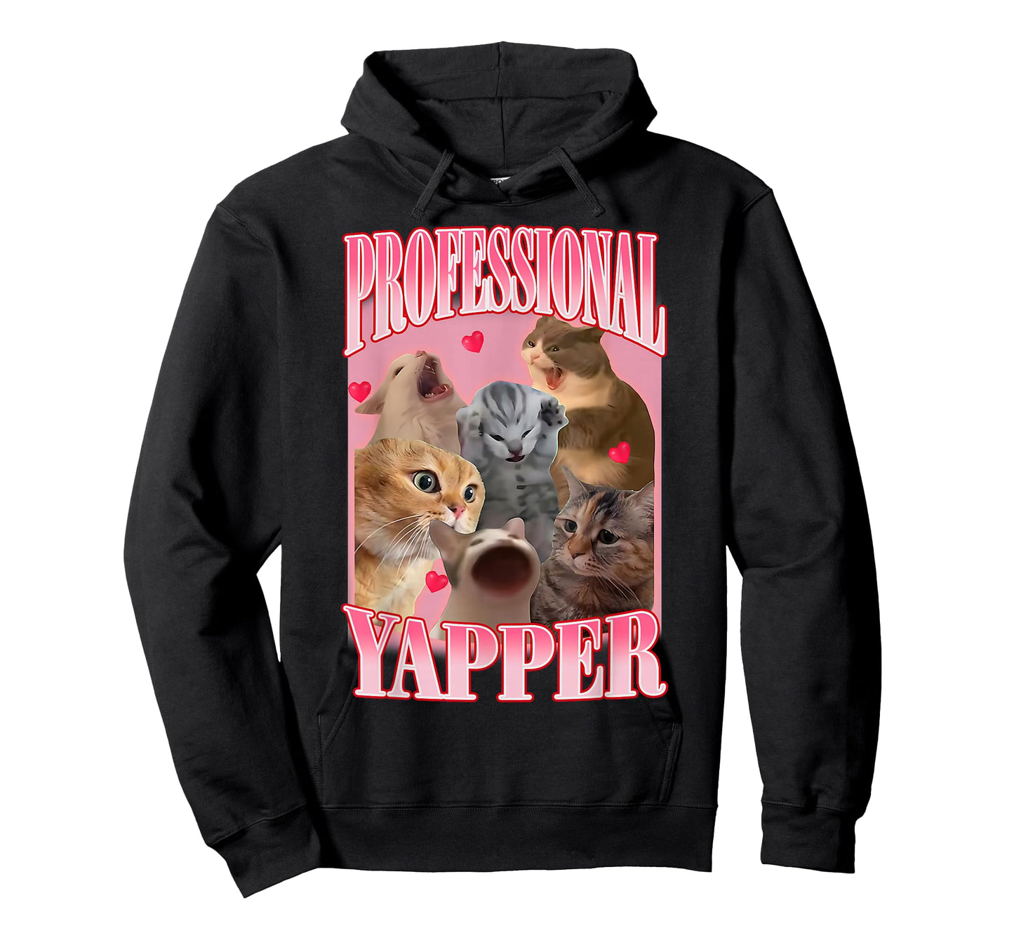 Professional Yapper Cat Funny Oddly Specific Dank Meme T-Shirt