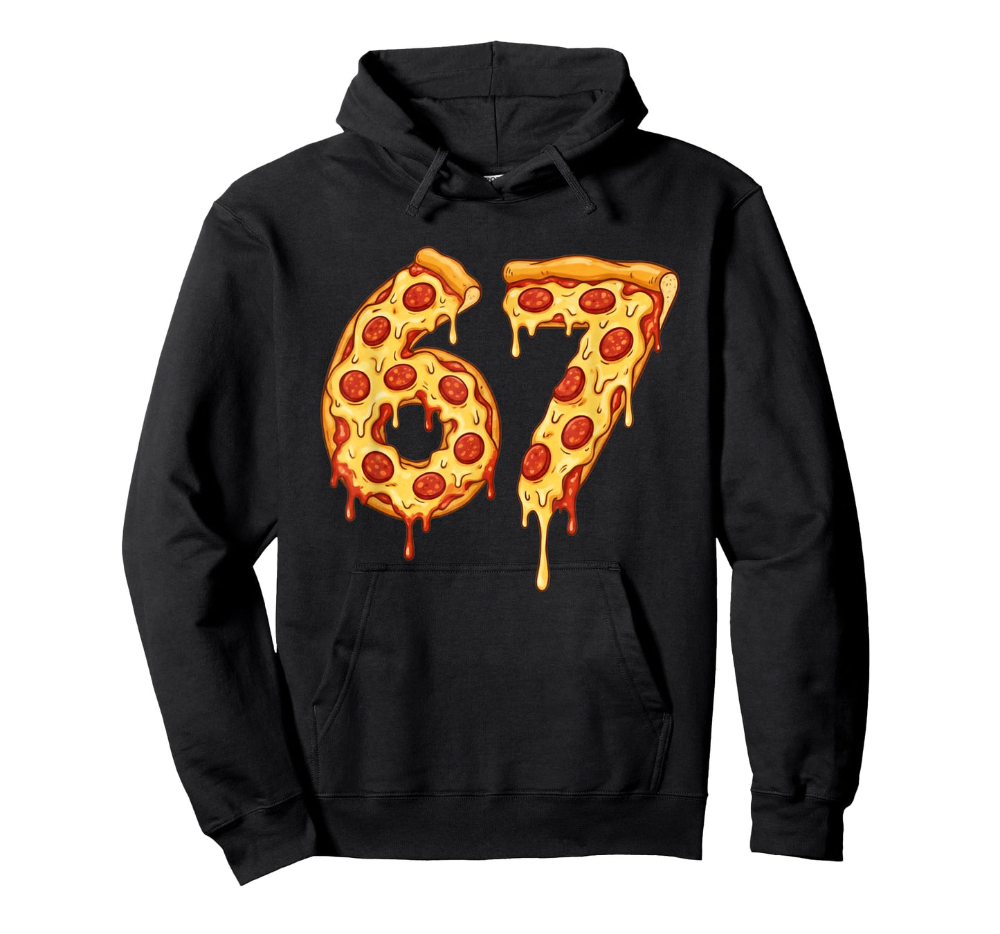 Six Seven 6 7 Meme Funny Pizza 67 Matching Pajamas Boys Kids T-Shirt