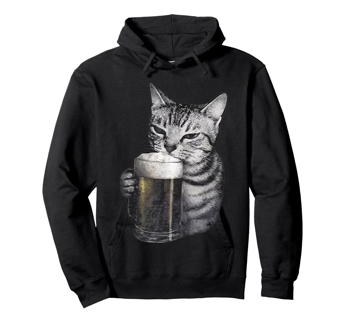 cat Drinking Beer T-Shirt