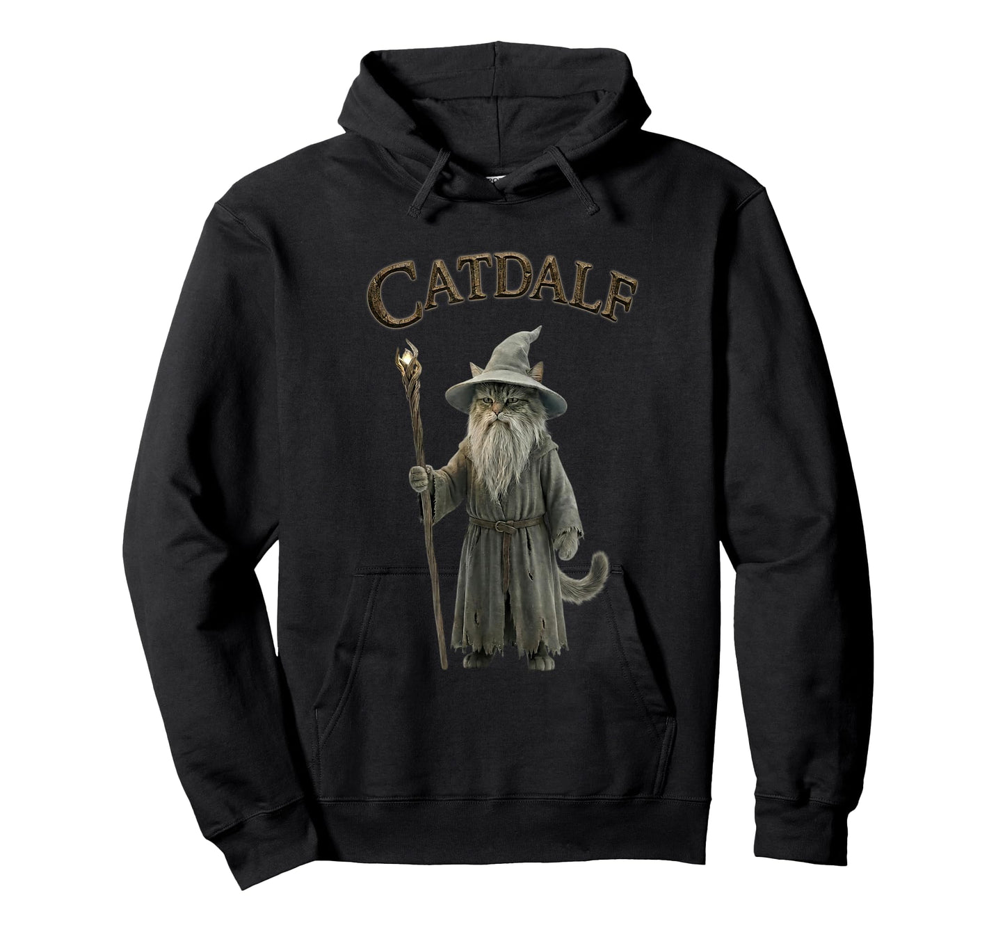 Catdalf - Funny Cat Wizard Outfit T-Shirt