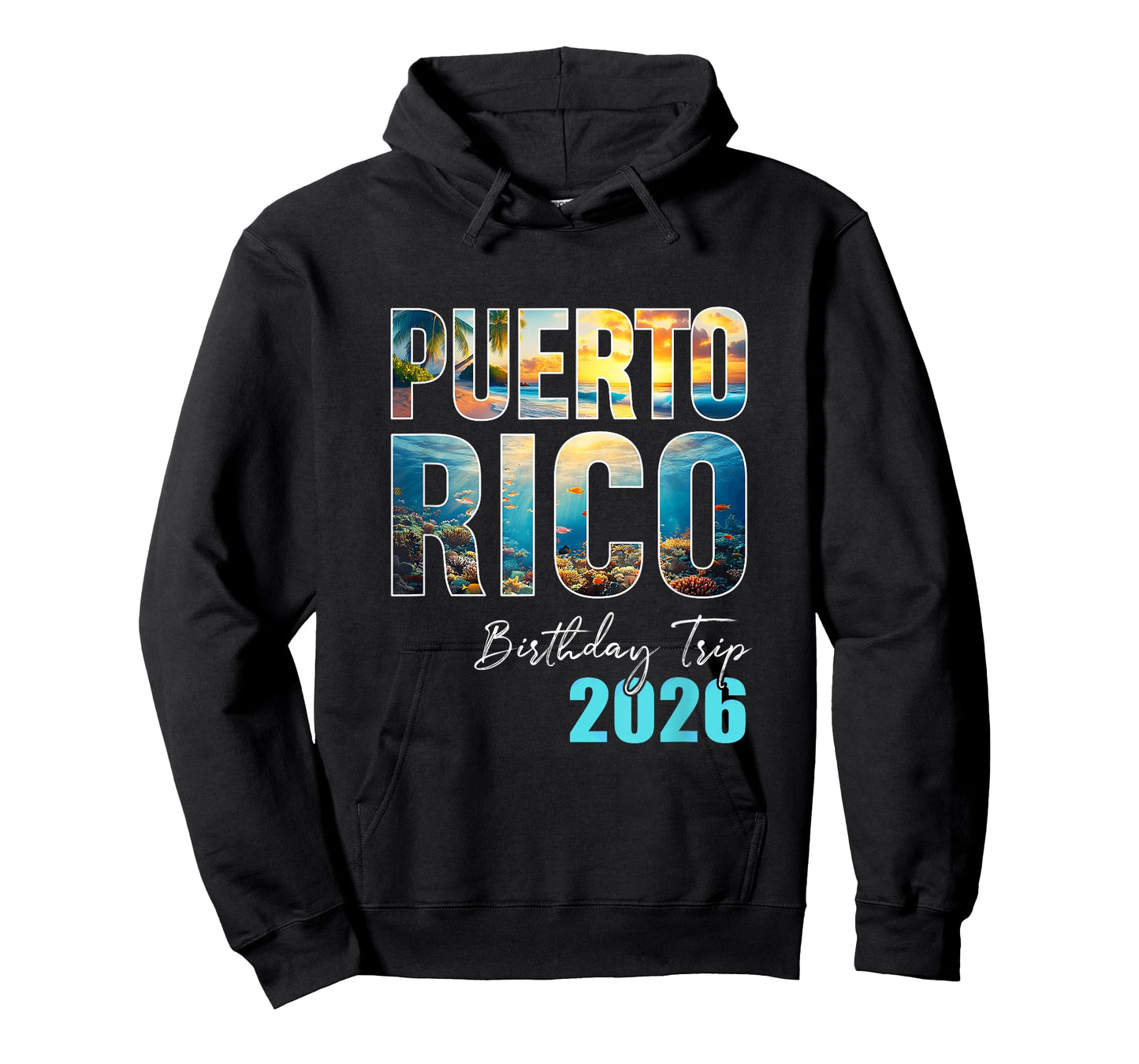 Puerto Rico Birthday Trip 2026 Vacation Party Crew Cruise T-Shirt