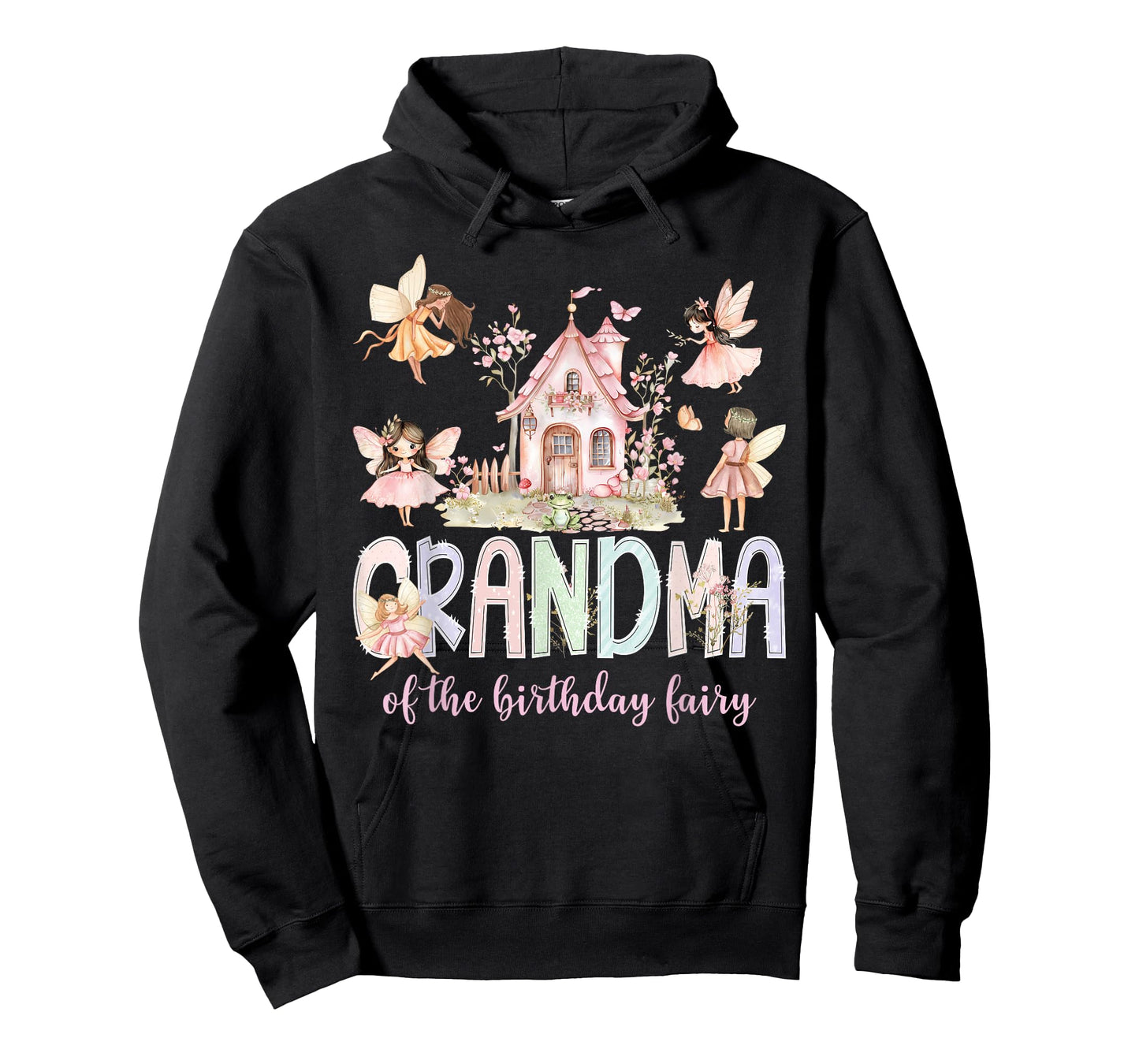 Grandma of The Birthday Fairy Girl Magical Family Matching T-Shirt