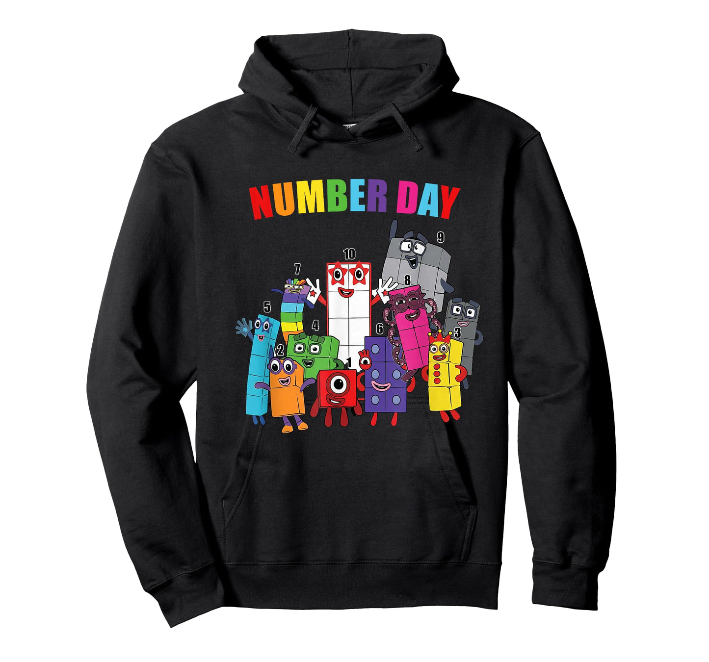 Number Day Colorful Math Numbers Educational Learning T-Shirt