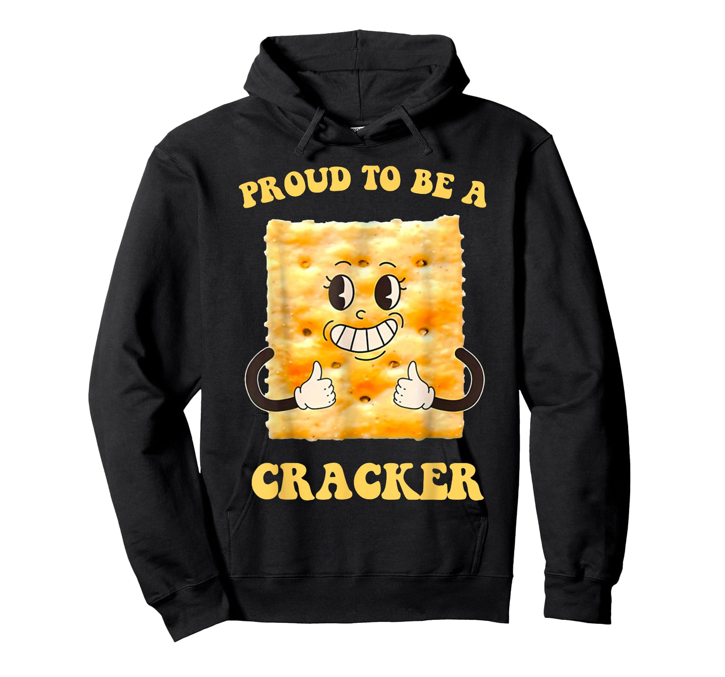 Funny Quote Proud to Be A Cracker Meme Face Retro Basic T-Shirt