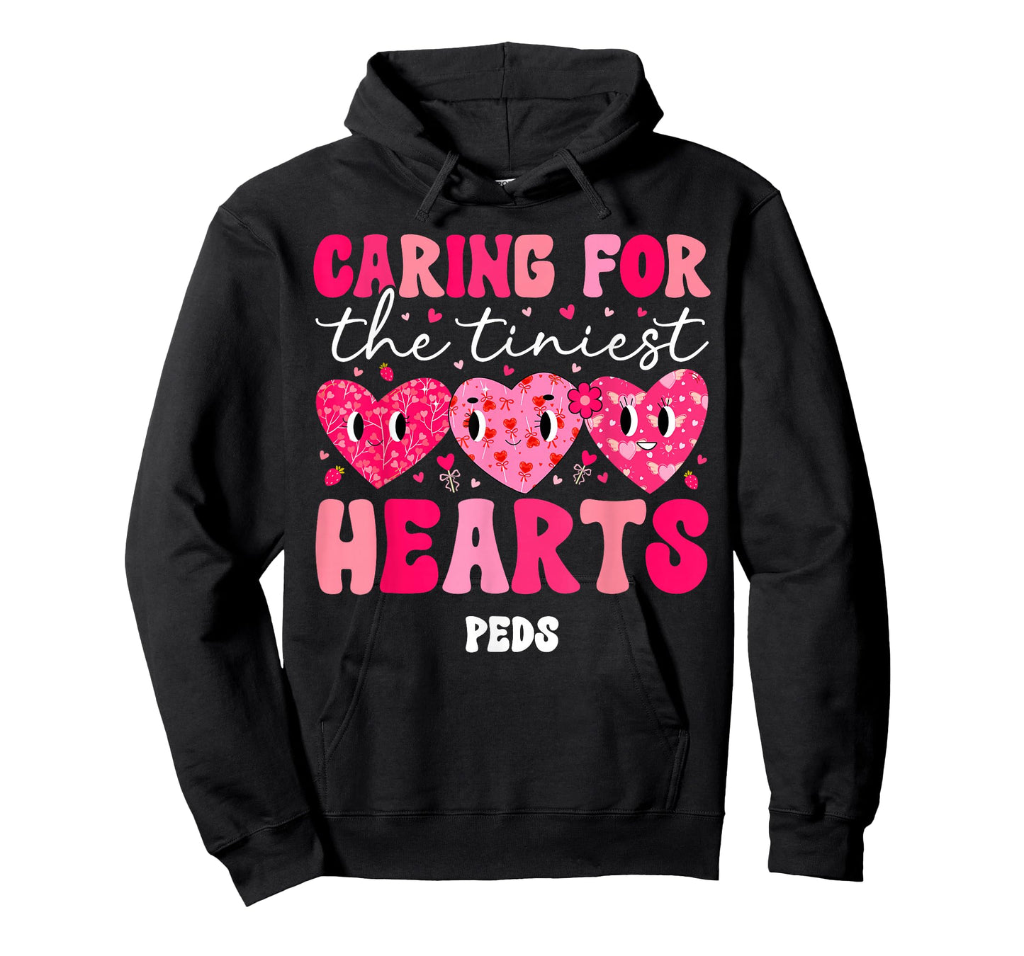 Groovy Peds Nurse Valentine Pediatric Nurse Valentines Day T-Shirt