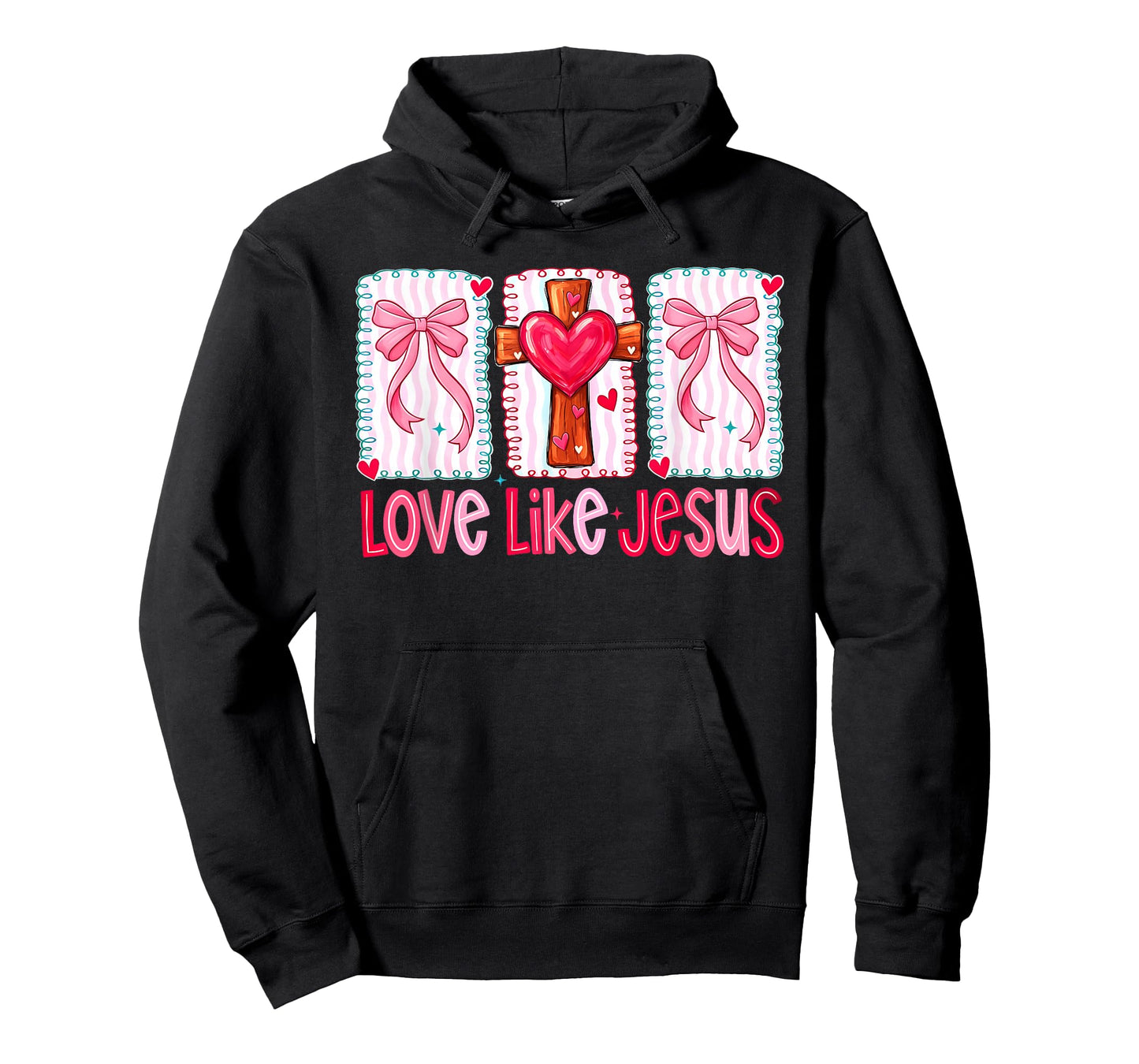 Christian Love Like Jesus Preppy Valentine Girl Women Kid T-Shirt